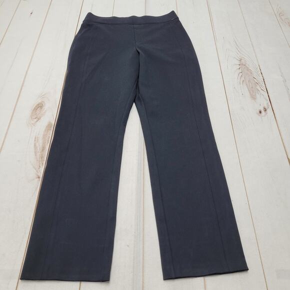 Spanx slim straight ponte pants black spanxsmooth perfectfit pull on - Picture 1 of 6